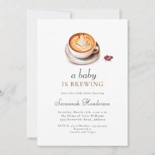 Ein Baby ist im Anflug Baby Shower Einladung