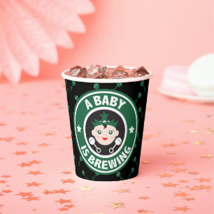 Ein Baby ist Kaffee zum Brechen Pappbecher