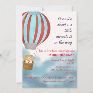 Ein Baby ist unterwegs - Einladung zur Babyparty