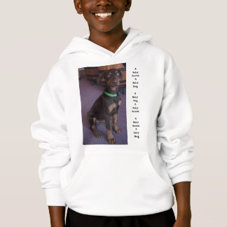 Ein Baby-Jagdhund, grün Hoodie