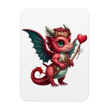 Ein Baby Red Dragon Valentine