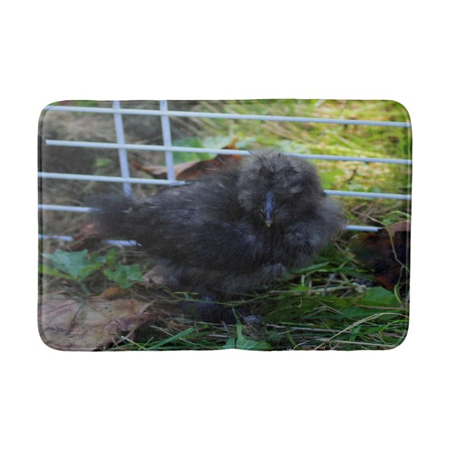 Ein Baby Silkie Badematte (Vorderseite)
