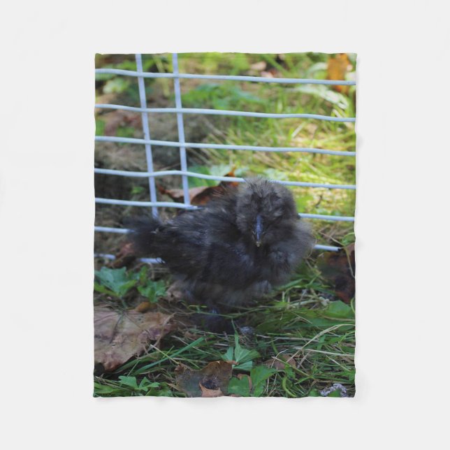 Ein Baby Silkie Fleecedecke (Vorderseite)