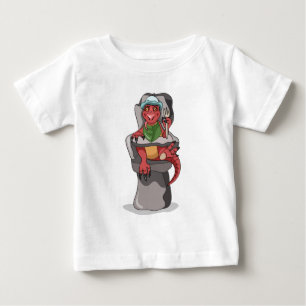 Ein Baby Tyrannosaurus Rex sitzt in einem hohen St T-shirt