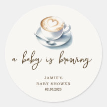 Ein Baby wird Babydusche brauen
