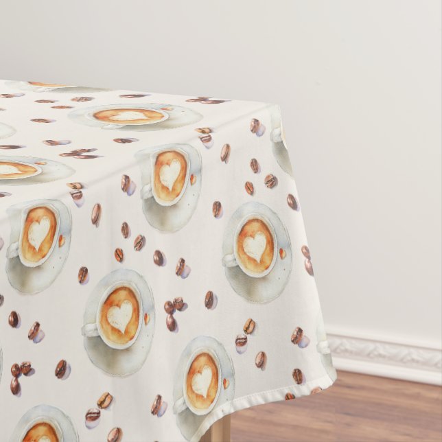 Ein Baby wird Coffee Baby Dusche Muster brauen Tischdecke (Beispiel)