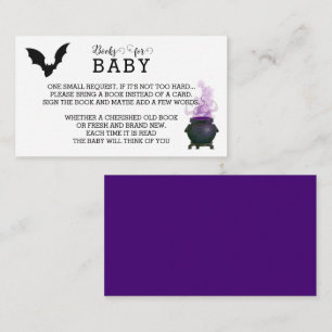 Ein Baby wird im Oktober Baby Book Request Card Begleitkarte