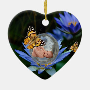 Ein Babybündel Freudeweihnachten Keramik Ornament