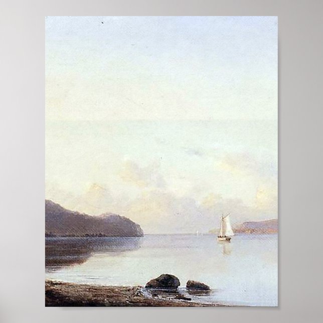 Ein Bach in den Antillen von Camille Pissarro Poster (Vorne)