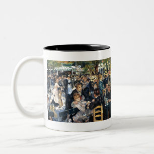 Ein Ball am Moulin de la Galette - Renoir Zweifarbige Tasse