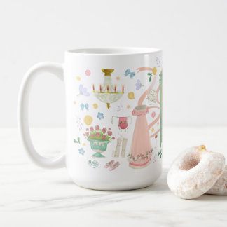 Ein Ball im Crown Inn (Weiß 15 oz) Tasse