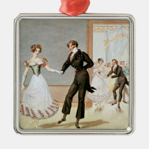 Ein Ball Silbernes Ornament