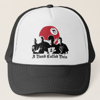 ein Band nannte die Schmerz Truckerkappe