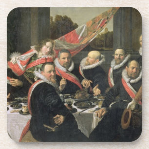 Ein Bankett der Offiziere des St George Militi Getränkeuntersetzer
