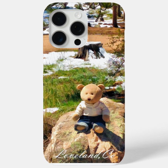 "Ein Bär in den Bergen" von MaryZimmermanDesigns Case-Mate iPhone Hülle (Rückseite)