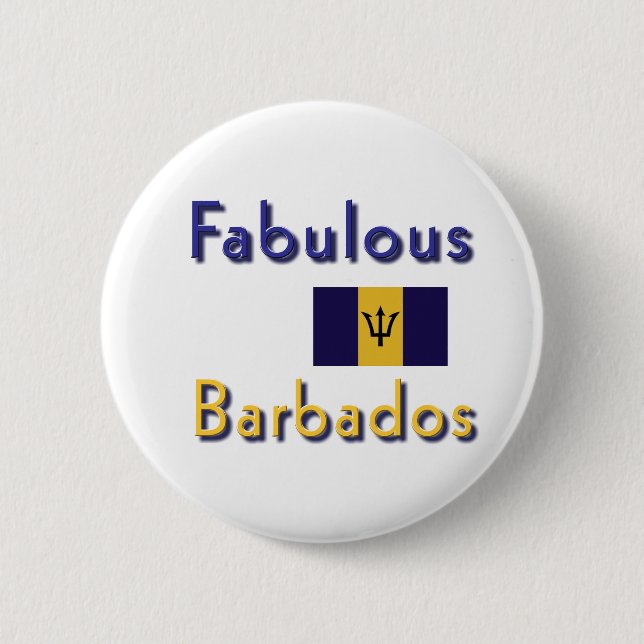 ein Barbados Button (Vorderseite)