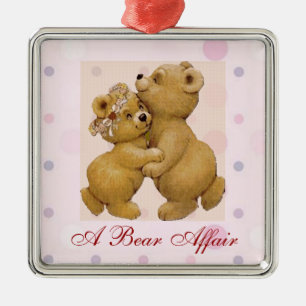 Ein Bärengeschmack Silbernes Ornament