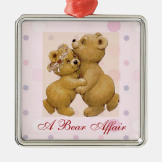Ein Bärengeschmack Silbernes Ornament