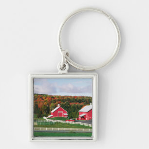Ein Bauernhof in Vermont in der Nähe von Peacham.  Schlüsselanhänger