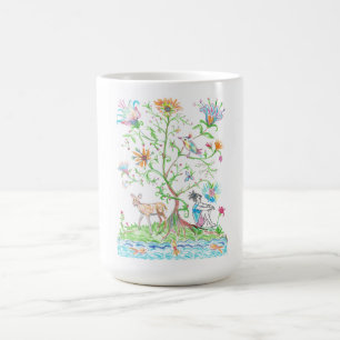 Ein Baum des Lebens Kaffeetasse