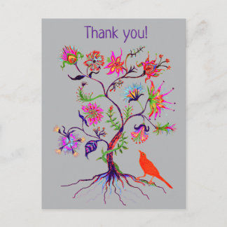 Ein Baum des Lebens Postkarte