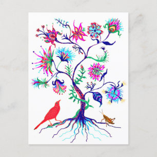 Ein Baum Feiertagspostkarte