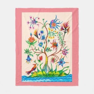Ein Baum Fleecedecke