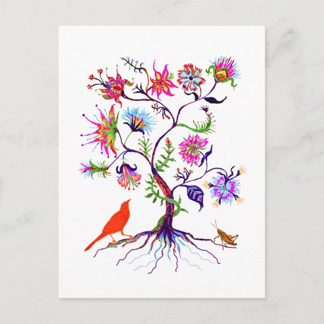 Ein Baum Postkarte (Vorderseite)