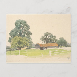 Ein beduinischer Bauernhof (19. Jahrhundert) Postkarte