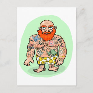 Ein beeindruckender Gentleman Postkarte