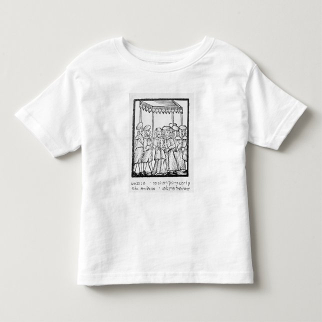 Ein Beispiel für eine jüdische Hochzeit Kleinkind T-shirt (Vorderseite)