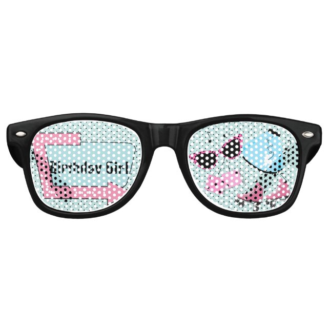 Ein beliebiges Alter, 1950er Jahre Retro-Geburtsta Partybrille (Vorderseite)