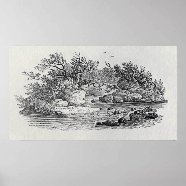Ein Bend im Fluss aus der "Geschichte Großbritanni Poster (Vorne)