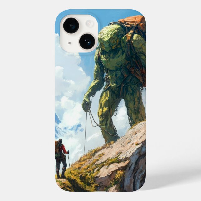 Ein Berg klettert mit dir Case-Mate iPhone 14 Hülle (Rückseite)