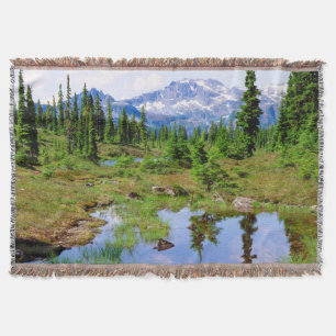 Ein Bergsee im Hinterland von Vancouver Island Decke