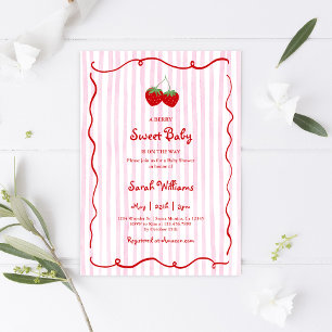Ein Berry Sweet Baby ist auf dem Weg Baby Shower G Einladung