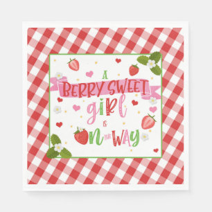 Ein Berry Sweet Girl ist unterwegs Serviette