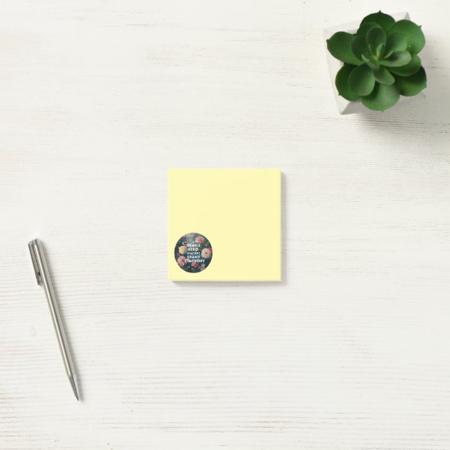 Ein bescheidener Held in der Großen Symphonie der  Post-it Klebezettel (Büro)