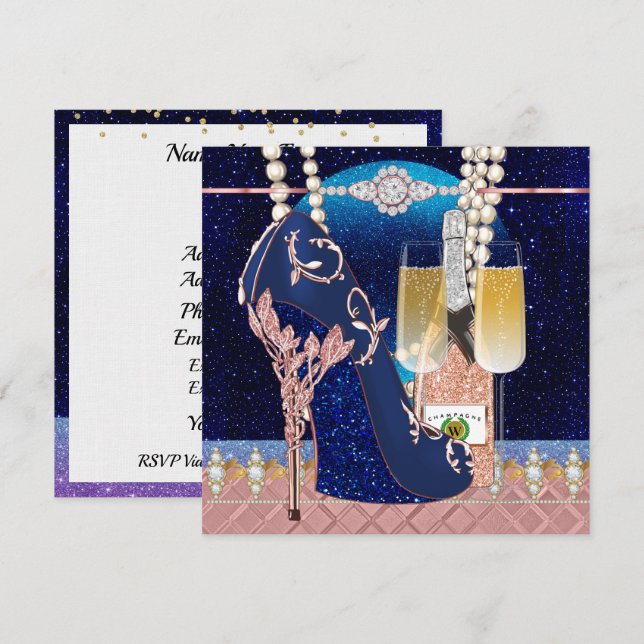 Ein Besondere Anlass Einladung (Vorne/Hinten)