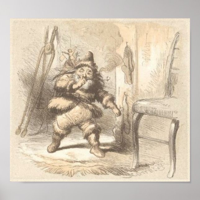 Ein Besuch vom Saint Nicholas Künstler F.O.C. Darl Poster (Vorne)