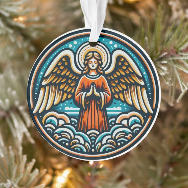 Ein betender Wächter Angel Ornament (Baum)