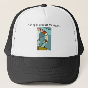 Ein beweglicher Produkt-Manager… Truckerkappe