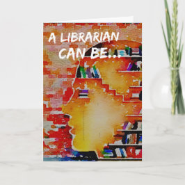 Ein Bibliothekar kann… ein notecard sein! Karte