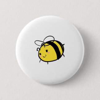 Ein Bienen-Knopf Button