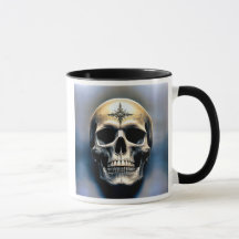 Ein Bild von einem Totenkopf, der überhaupt nicht