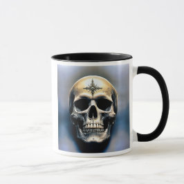 Ein Bild von einem Totenkopf, der überhaupt nicht Tasse
