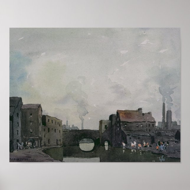 Ein Birmingham-Kanal Poster (Vorne)