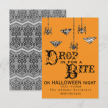 Ein Biss - Eleganter Spider Einladung