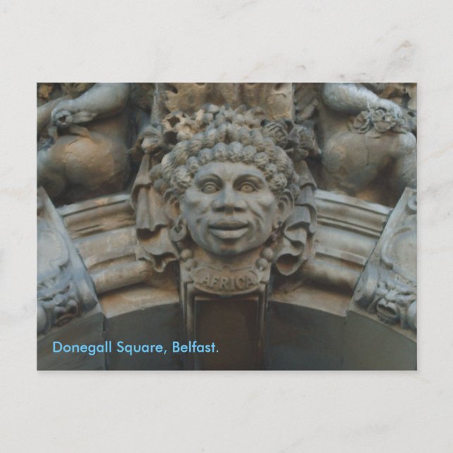 Ein bisschen Afrika in Belfast Postkarte (Vorderseite)