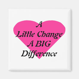 Ein bisschen ändern einen großen Unterschied Magnet